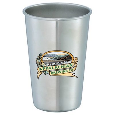 Growl Stainless Pint Glass 16oz