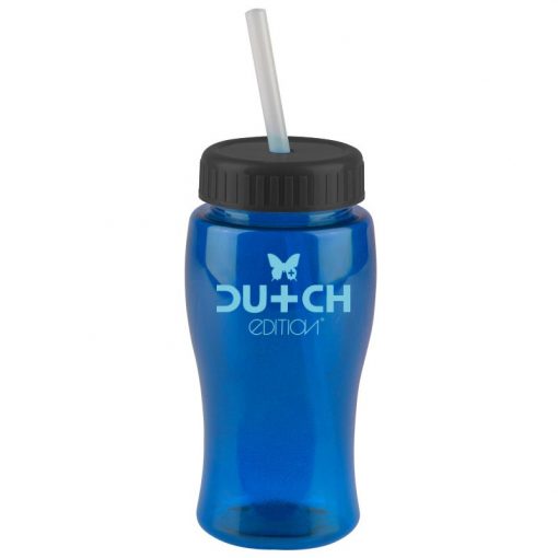 18 oz. Pure-Poly Junior Sports Bottle - Straw Lid