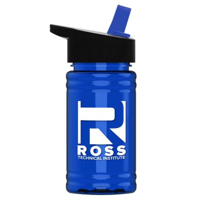 UpCycle - Mini 16 oz. rPet Sports Bottle with Flip Straw Lid