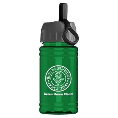 UpCycle - Mini 16 oz. rPet Sports Bottle with Ring Straw Lid