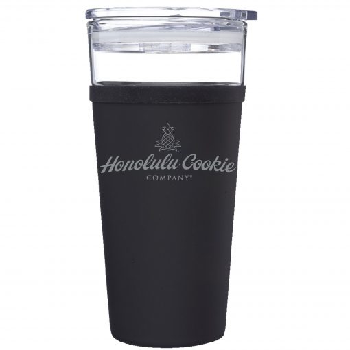 16 Oz. Caprice Stainless Steel & Glass Tumbler
