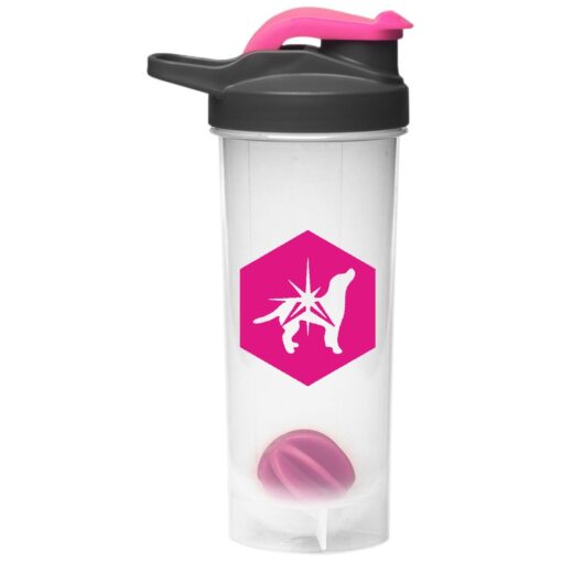 24 Oz. Shaker Bottle with Mixer Ball