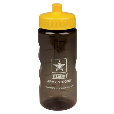 22 oz. Transparent Mini Mountain Sports Bottle - Push Pull Lid