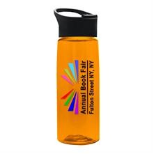 26 oz Transparent Flair Bottle with Pop-up Sip Lid - Digital