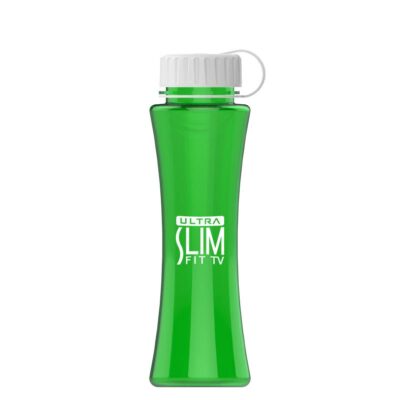 The Curve 17 oz. Sports Bottle - Tethered Lid