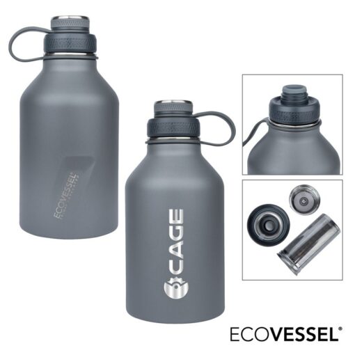 EcoVessel Boss 64 oz. Vacuum Insulated Growler
