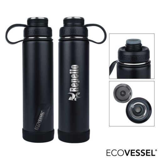 EcoVessel Boulder 24 oz. Vacuum Insulated Water Bottle