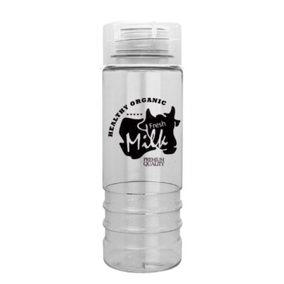 24 Oz. Admiral Tritan™ Transparent Bottle w/Clear Cylinder Lid