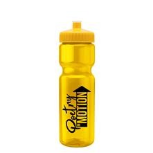 28 Oz. Champion Transparent Sports Bottle w/Push Pull Lid