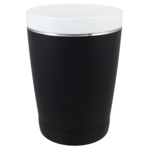 12 Oz. Stainless Vacuum Double Wall CeramiSteel Tumbler w/Drink Through Lid (Screen Printed)-2