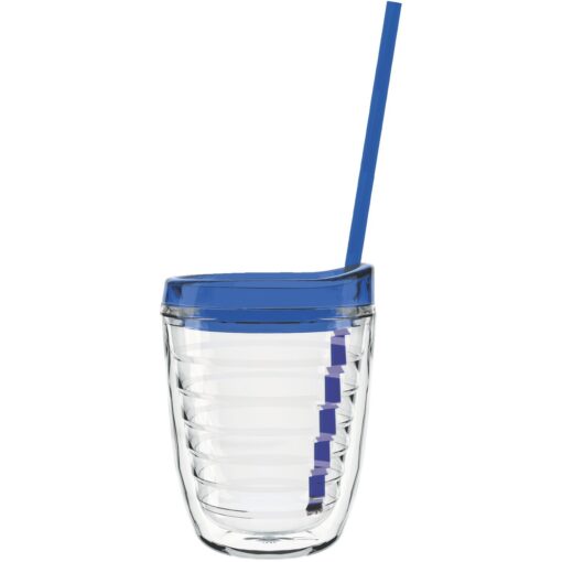 12 oz Made In The USA Tumbler w/ Lid & Straw-2