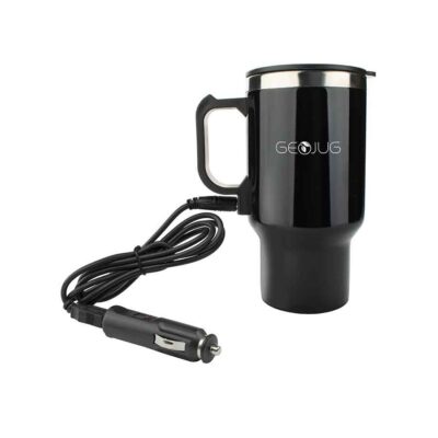 16 Oz. Black Electric Coffee Mug w/Wire Car-1