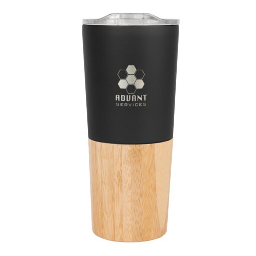 16 Oz. Marlow Stainless Steel Tumbler With Bamboo Base-4