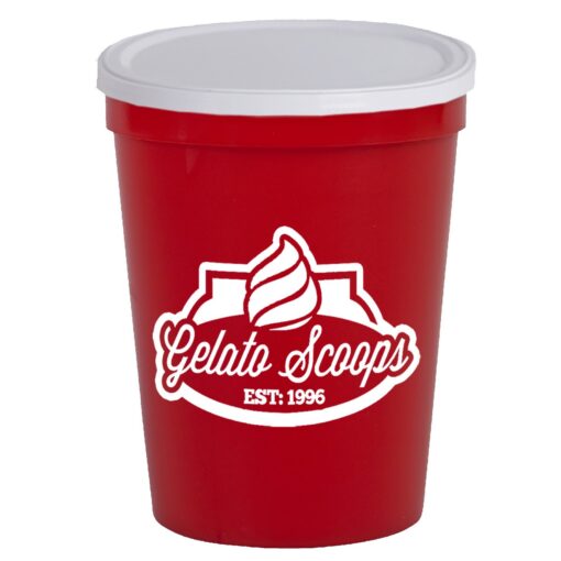 16 Oz. Stadium Cup With No-Hole Lid-4