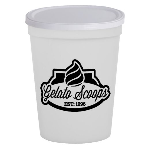 16 Oz. Stadium Cup With No-Hole Lid-1