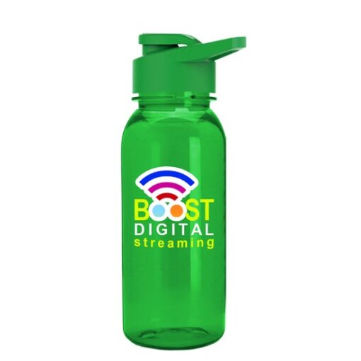 18 Oz. Digital Cadet Transparent Bottle w/Snap Lid-3