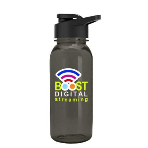 18 Oz. Digital Cadet Transparent Bottle w/Snap Lid-4