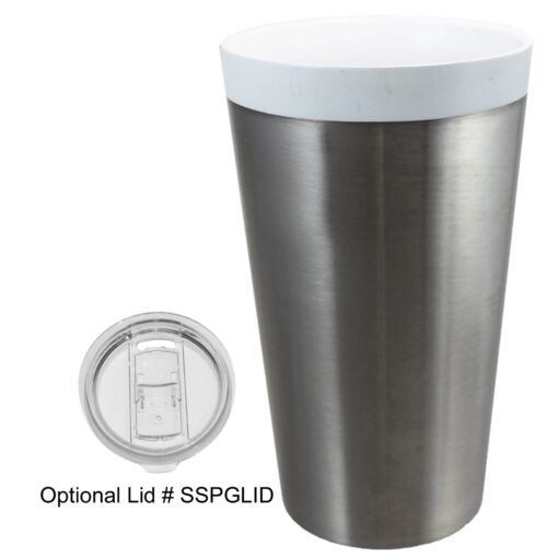 18 Oz. Stainless Vacuum Double Wall CeramiSteel Tumbler (Full Color)-2
