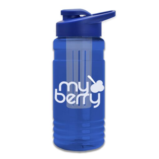 20 Oz. Transparent Sports Bottle w/Drink Thru Lid & Infuser-9