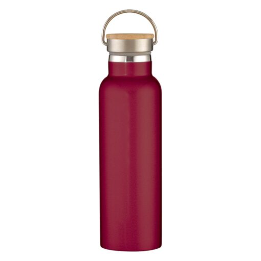 21 Oz. Full Laser Tipton Stainless Steel Bottle With Bamboo Lid-8