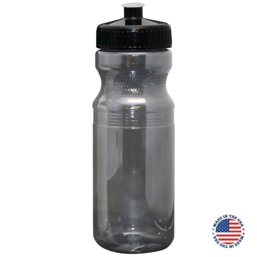 24 Oz. ECO Translucent Bike Bottle with Lid. Made in USA-10