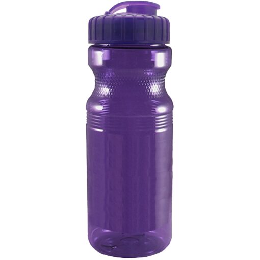 24 Oz. ECO Translucent Bike Bottle with Super Sipper Lid. Made in USA-2
