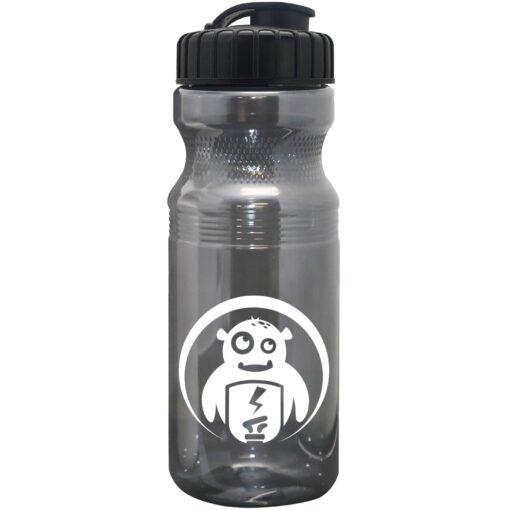 24 Oz. ECO Translucent Bike Bottle with Super Sipper Lid. Made in USA-3