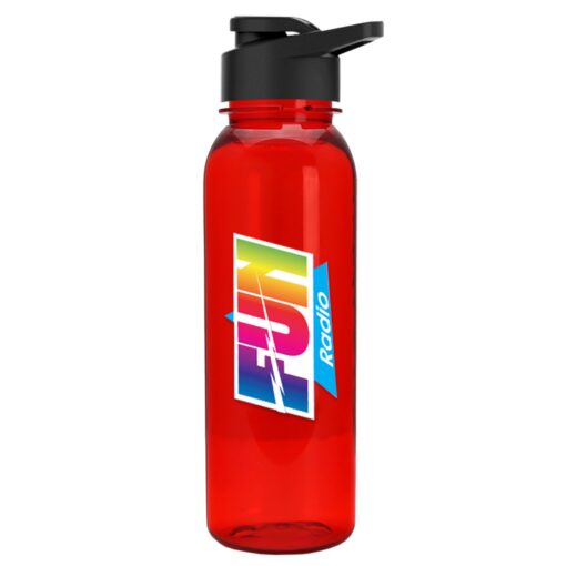 24 Oz. Outdoorsman Transparent Bottle w/Snap Lid - Digital Imprint-5