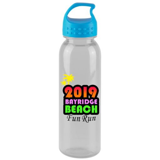 24 Oz. Transparent Sports Bottle w/Crest Lid & Digital Imprint-5