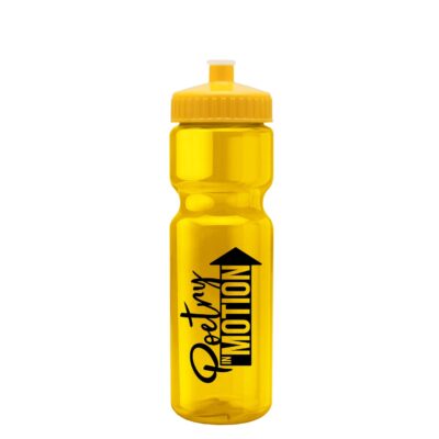 28 Oz. Champion Transparent Sports Bottle w/Push Pull Lid-1