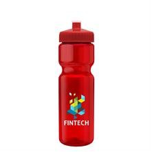 28 Oz. Translucent Sports Bottle w/Push Pull Lid - Digital Imprint-5