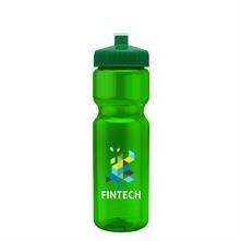 28 Oz. Translucent Sports Bottle w/Push Pull Lid - Digital Imprint-7