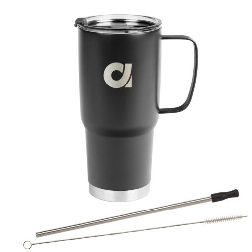 30 Oz. Lisbon Stainless Steel Tumbler With Straw-9