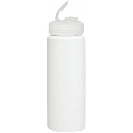 32 Oz. Sport Bottle White with Super Sipper Lid - Full Color Imprint-10