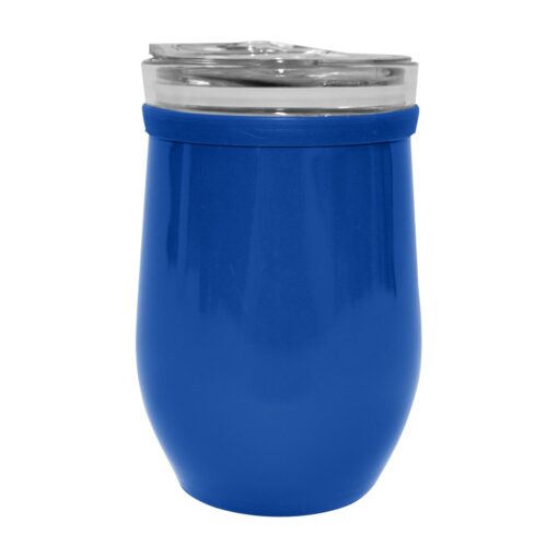 8 Oz. Glass And Stainless Steel Wine Tumbler-5