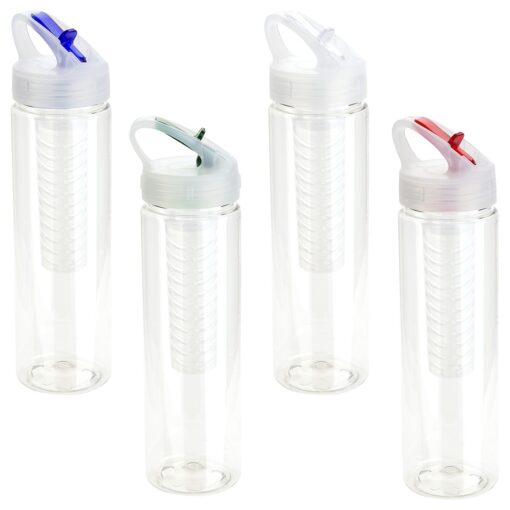 Arena 25 oz PET Eco-Polyclear™ Infuser Bottle with Flip-Up Lid-2