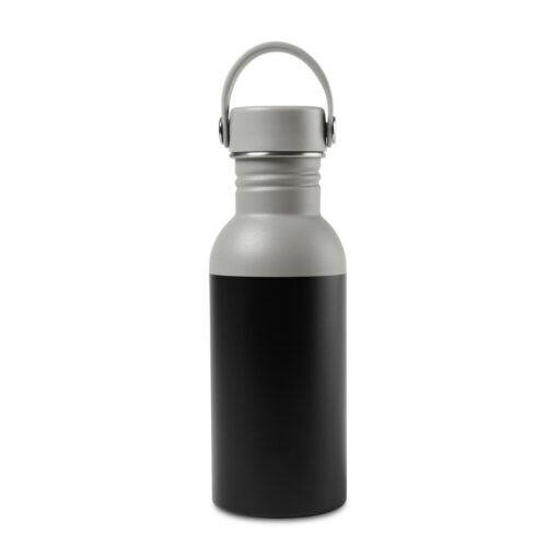 Arlo Colorblock Stainless Steel Hydration Bottle - 17 Oz. - Warm Grey-Black-2