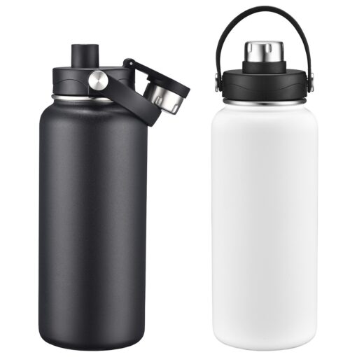 Bresso 34 oz Vacuum Insulated Bottle with Twist Top Spout-2