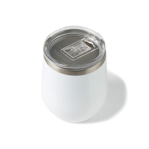 CORKCICLE® Stemless Wine Cup - 12 Oz. - Gloss White-3