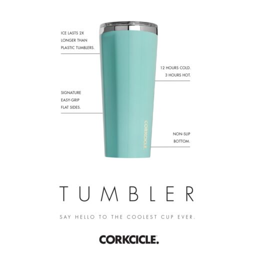 CORKCICLE® Tumbler 24 Oz. - Gloss White-5