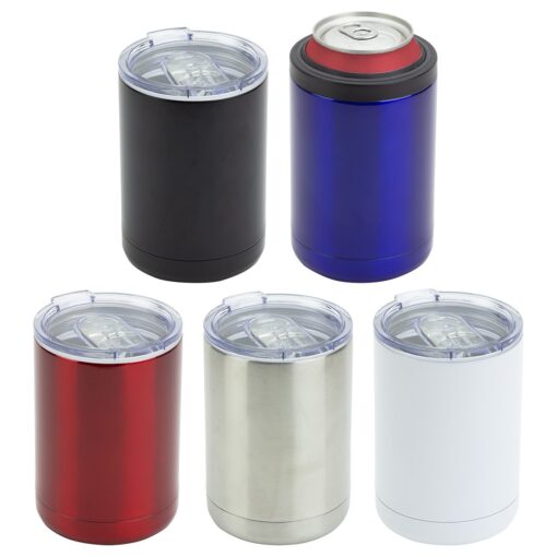 Coventry 12 oz Vacuum Insulated Stainless Steel Tumbler + Can Cooler-2