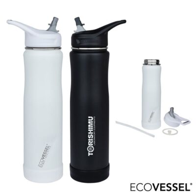 EcoVessel The Summit 24 oz. Vacuum Insulated Water Bottle-1