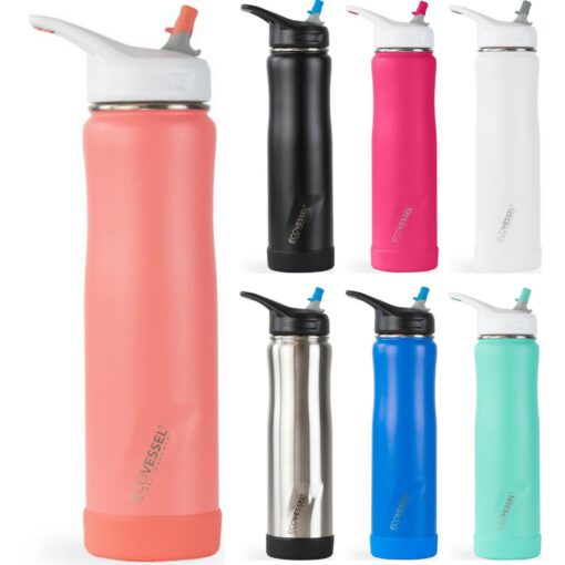 Ecovessel 24 oz Summit Insulated Straw Water Bottle-1