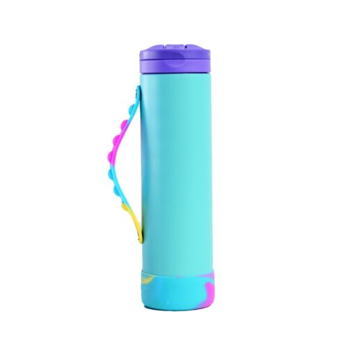 Elemental 20oz. Iconic Pop Fidget Bottle w/ Drinking Spout and Straw - Stress Relief Bottle-7