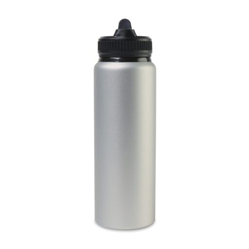 Jett Aluminum Straw Lid Hydration Bottle - 32 Oz. - Silver-2