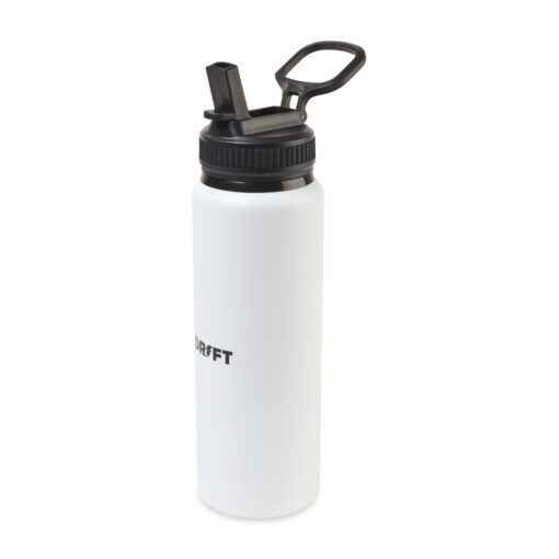Jett Aluminum Straw Lid Hydration Bottle - 32 Oz. - White-3