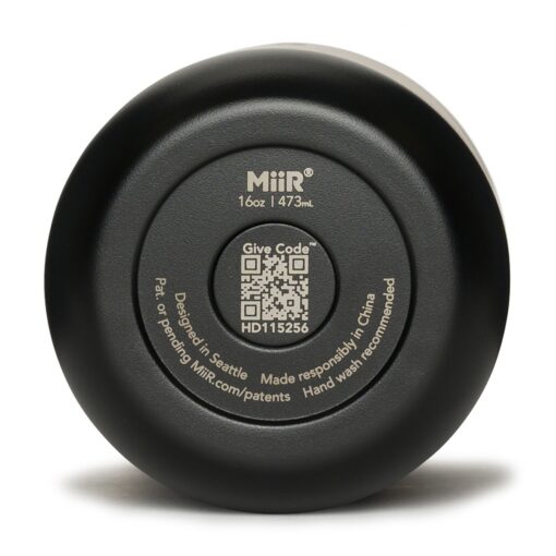 MiiR® Climate+ Tumbler - 16 Oz. - Black Powder-5