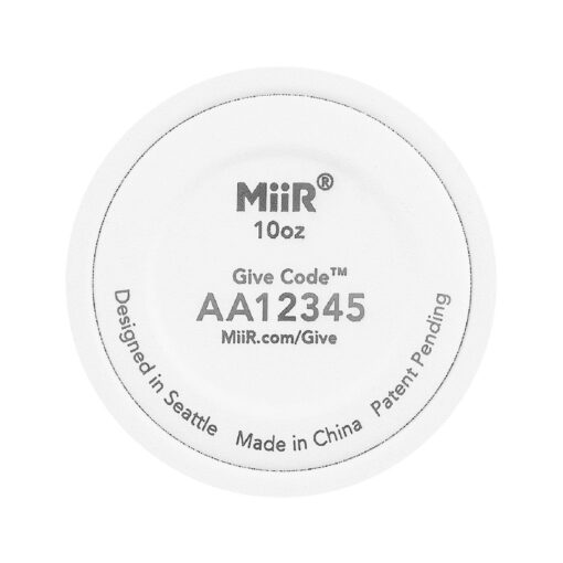 MiiR® Vacuum Insulated Wine Tumbler - 10 Oz. - White Powder-5