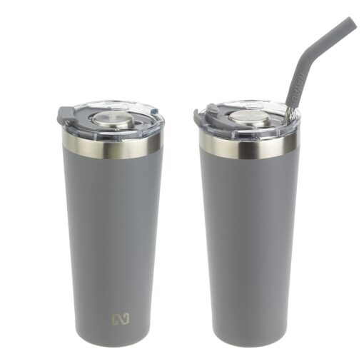 NAYAD® Trouper 22 oz Stainless Double-wall Tumbler with Straw-8