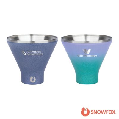 Snowfox 8 oz. Shimmer Finish Vacuum Insulated Martini Cup-1